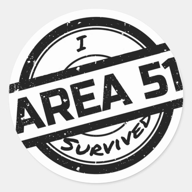sleek area 51 sticker (Front)