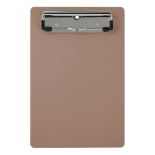 Sleek Brown Mini Clipboard for Professionals