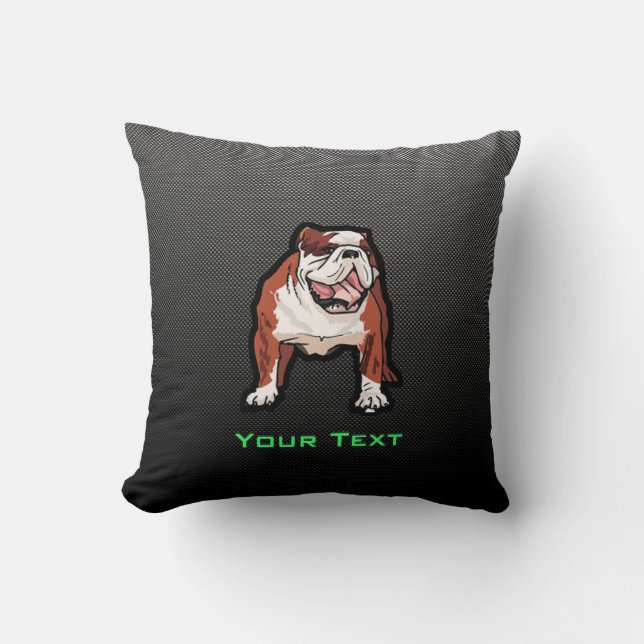 Sleek Bulldog Cushion (Front)