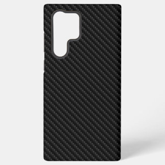 Sleek Carbon Fiber Weave Texture, Modern Samsung Galaxy Case