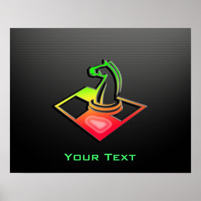 Sleek Chess Poster (Front)