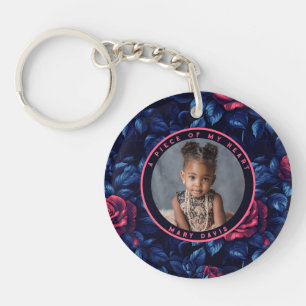 Sleek Christmas Gifts For Him Photo Rose Floral Key Ring