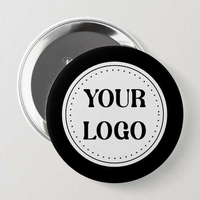  Sleek, contemporary, polished,& customisable. 10 Cm Round Badge (Front & Back)