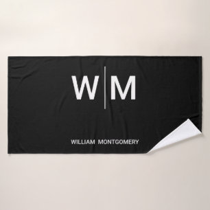 Sleek, contemporary, polished, & customisable. bath towel