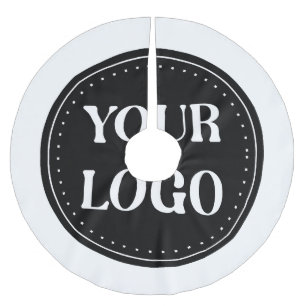 Sleek, contemporary, polished,& customisable brushed polyester tree skirt