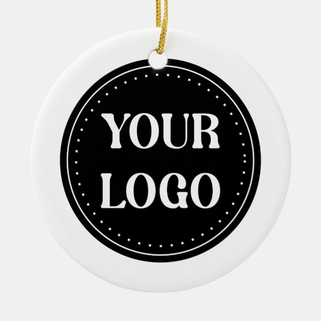 Sleek, contemporary, polished,& customisable ceramic tree decoration (Front)