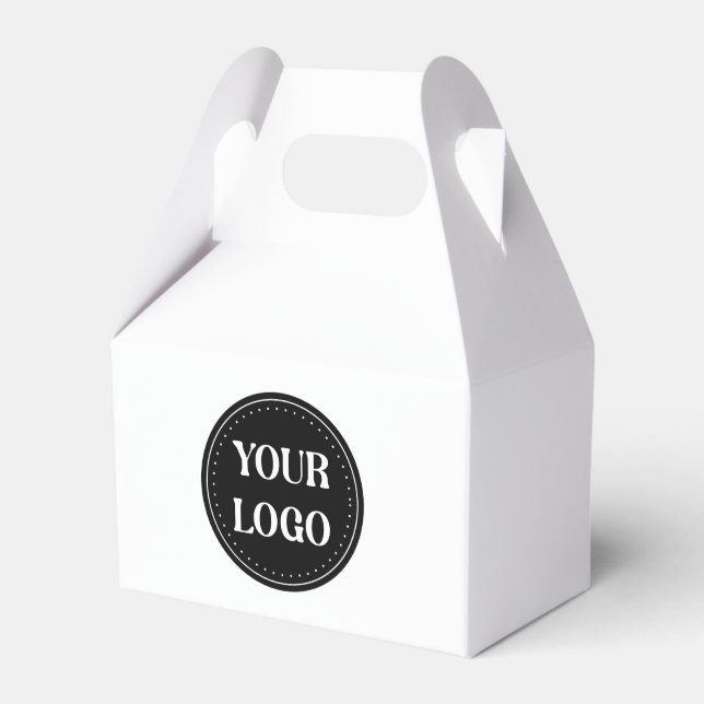 Sleek, contemporary, polished,& customisable favour box (Front Side)