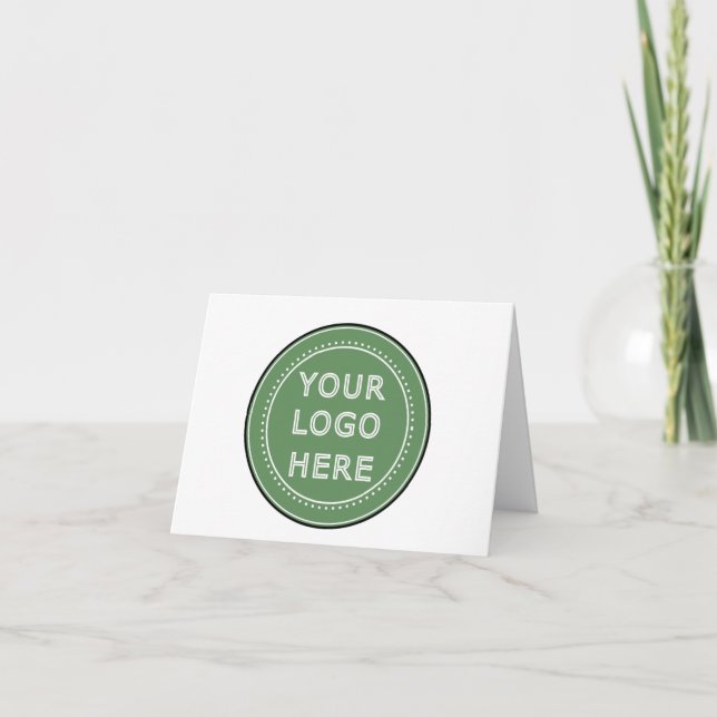 Sleek, contemporary, polished,& customisable. holiday card (Front)