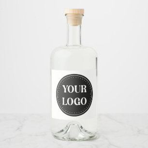 Sleek, contemporary, polished,& customisable liquor bottle label