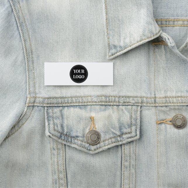 Sleek, contemporary, polished,& customisable name tag (In Situ)