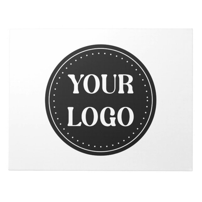 Sleek, contemporary, polished,& customisable notepad (Front)