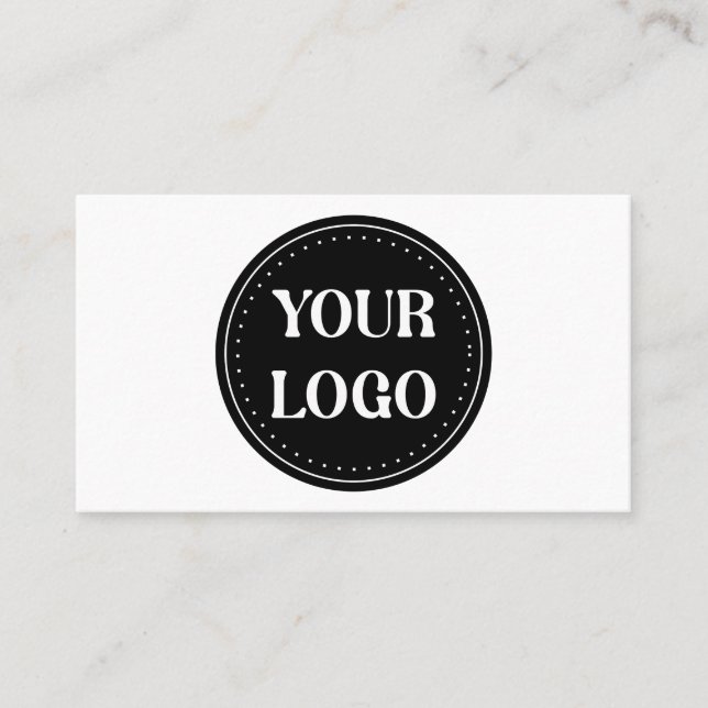 Sleek, contemporary, polished,& customisable place card (Front)