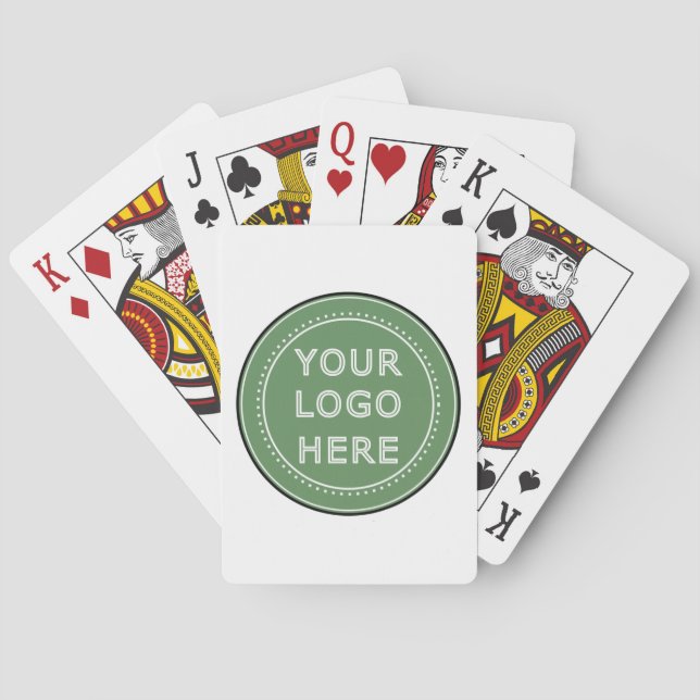 Sleek, contemporary, polished, & customisable. playing cards (Back)