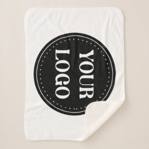 Sleek, contemporary, polished,& customisable sherpa blanket