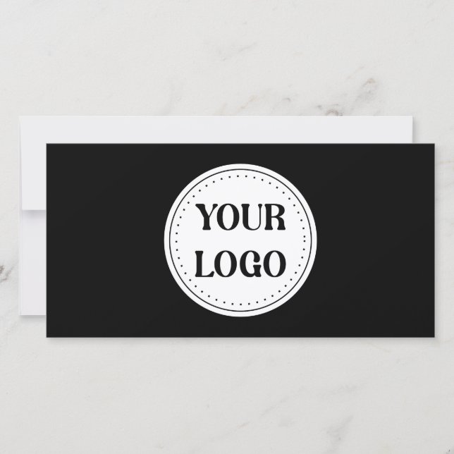  Sleek, contemporary, polished,& customisable. Thank You Card (Front)