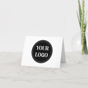 Sleek, contemporary, polished,& customisable thank you card