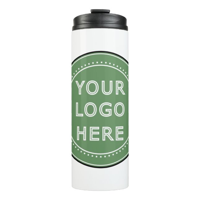 Sleek, contemporary, polished,& customisable. thermal tumbler (Front)