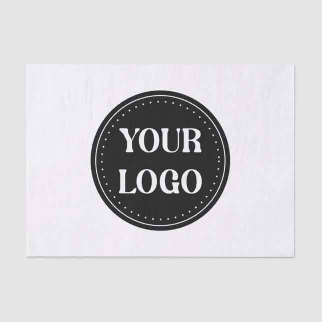 Sleek, contemporary, polished,& customisable tissue paper (Front)