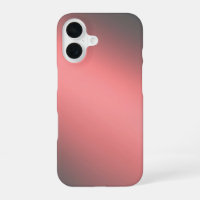 Sleek Coral Ombre – iPhone 16 Case