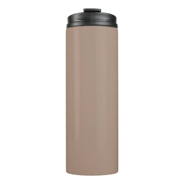 Sleek Cosy Cocoa Thermal Tumbler for Hot Drinks (Front)