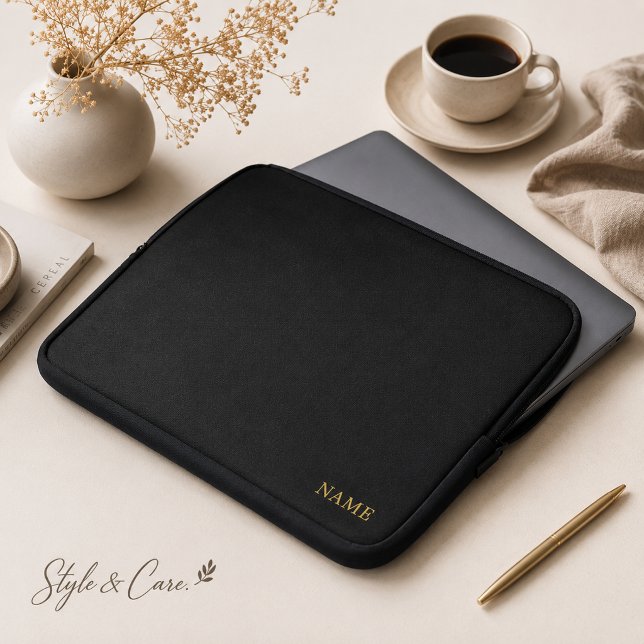 Sleek Custom Design Name Laptop Sleeve (Sleek Custom Design Name Laptop Sleeve)