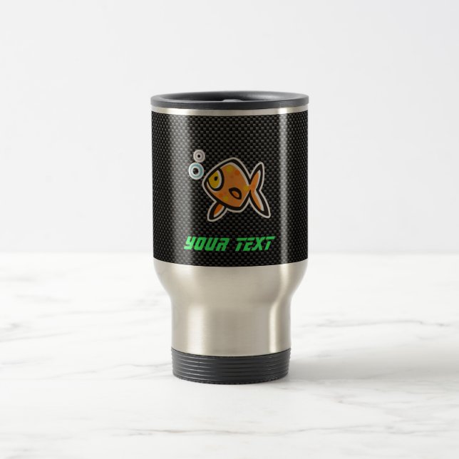 Sleek Goldfish Travel Mug (Center)