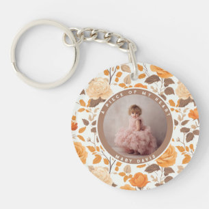 Sleek Graduation Gifts for girlfriend Photo Rose Key Ring