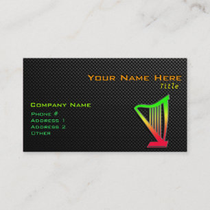 Sleek Harp Business Card