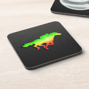 Sleek Horse Racing Coaster