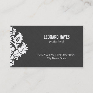 Sleek   Linen   Element Business Card