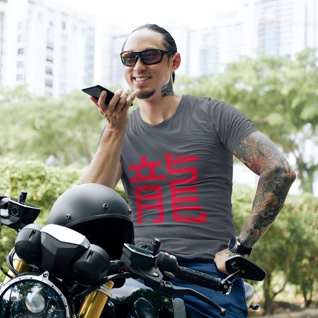 Sleek 'Live fierce, live free, live like a dragon' T-Shirt (Creator Uploaded)