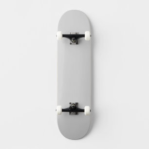 Sleek Metallic Silver Skateboard for Stylish Rides