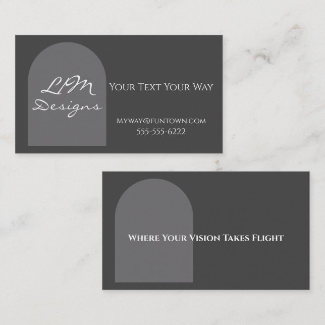 Sleek Minimalist Business Card (Front/Back)