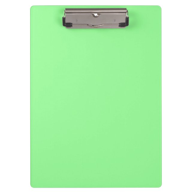 Sleek Mint Clipboard for Office or School (Front)