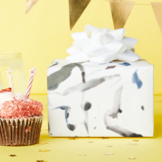 Sleek Modern Abstract Giftwrap Wrapping Paper