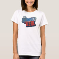 Sleek Navy THE STRUGGLE IS REAL Fashion Print
