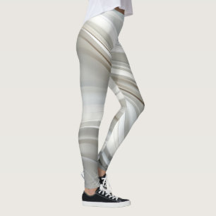 Sleek Neutral Gradient Leggings