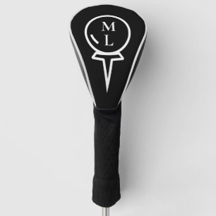 Sleek Personalised Monogram Golf Head Cover
