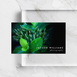 Sleek Photographer, Photography Business Card