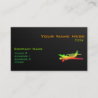 Sleek Plane Business Card