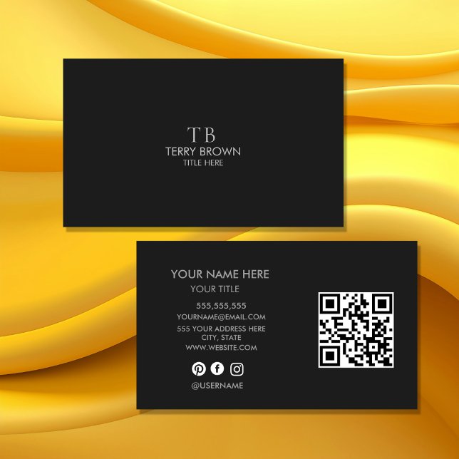 Sleek Professional Business Card | Minimal Modern  (Creator Uploaded)