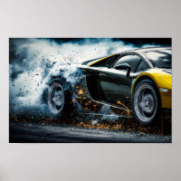 Sleek Racing Sports Car Drifting #6