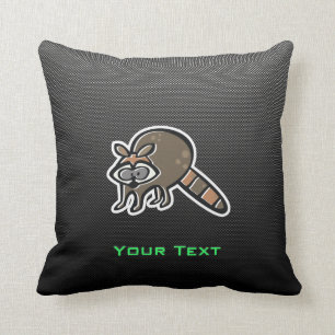 Sleek Racoon Cushion