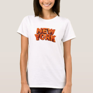 Sleek Red NEW YORK Tee