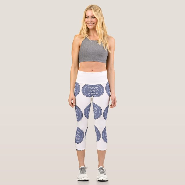 Sleek, Refined, & Personalised Binder Capri Leggings (Front)