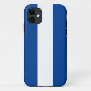 Sleek Royal Blue White Nautical Sailing Stripes Case-Mate iPhone Case
