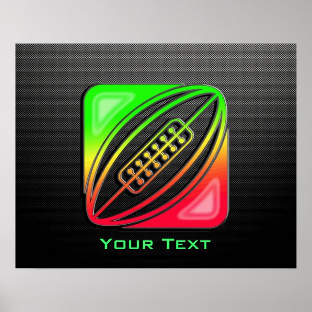 Sleek Rugby Poster (Front)