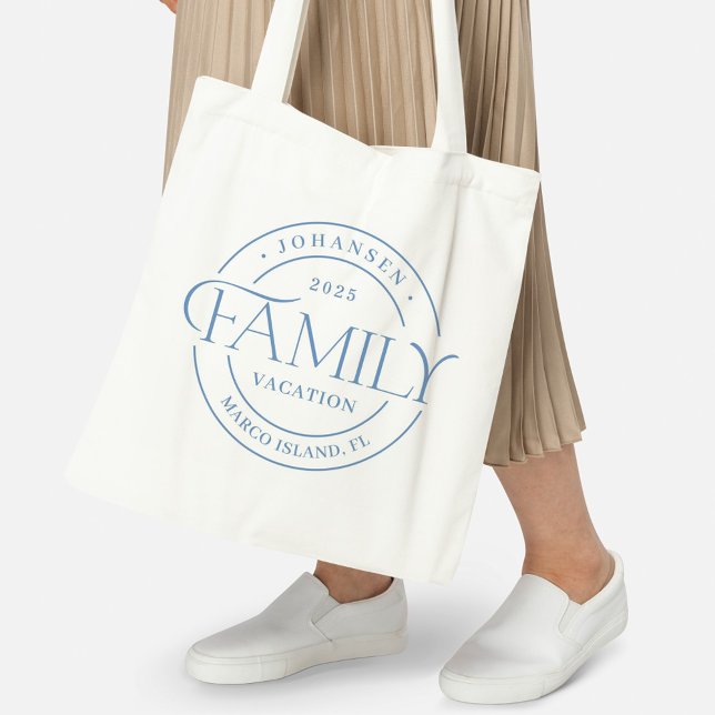 Sleek Seal Family Reunion or Vacation Tote Bag (Creator Uploaded)