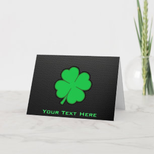 Sleek Shamrock Card