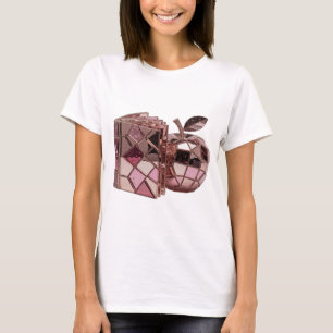 Sleek Silver ABSTRACT ART Modern Design v2 T-Shirt